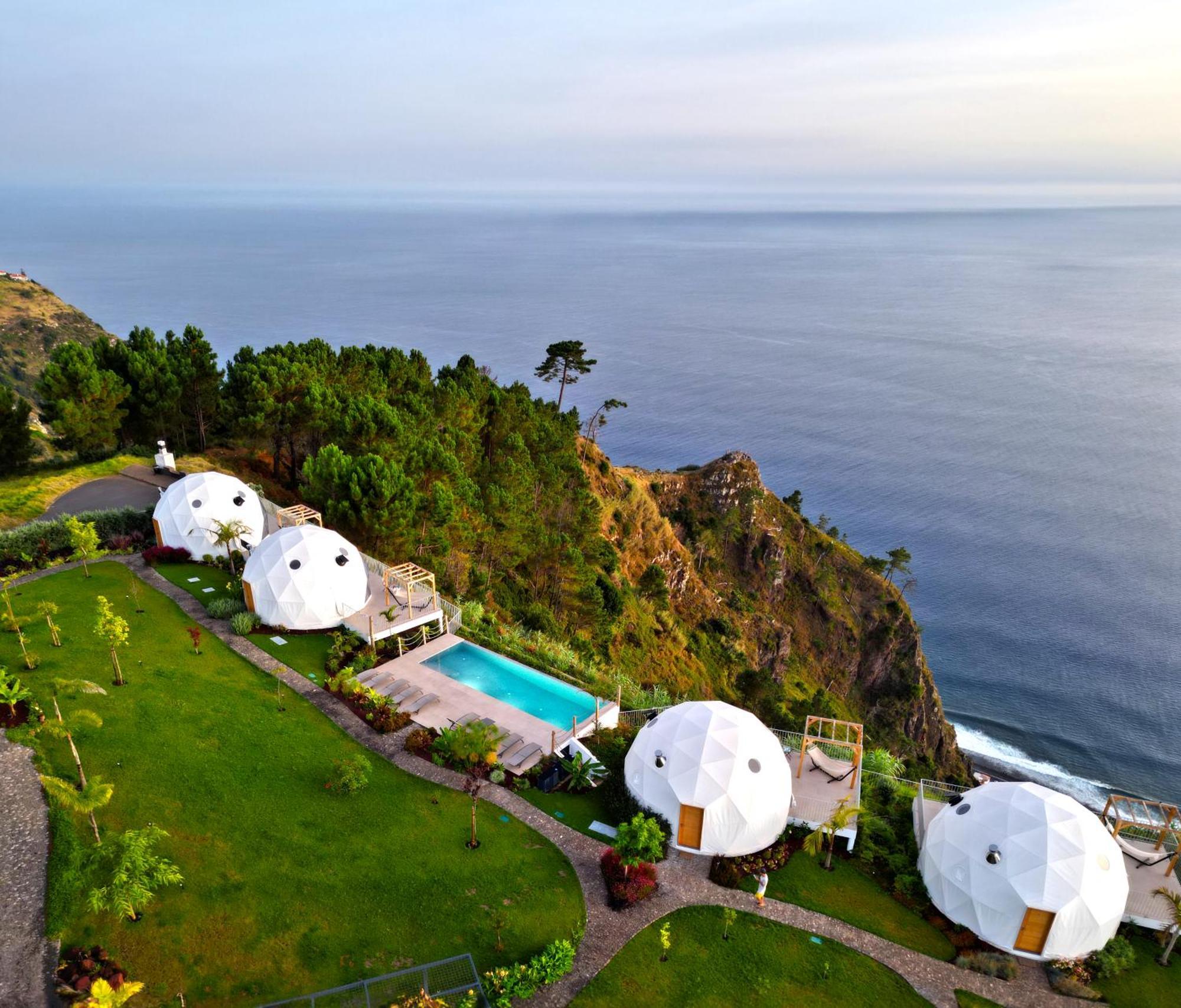 VI Naturae Glamping Faja da Ovelha ภายนอก รูปภาพ